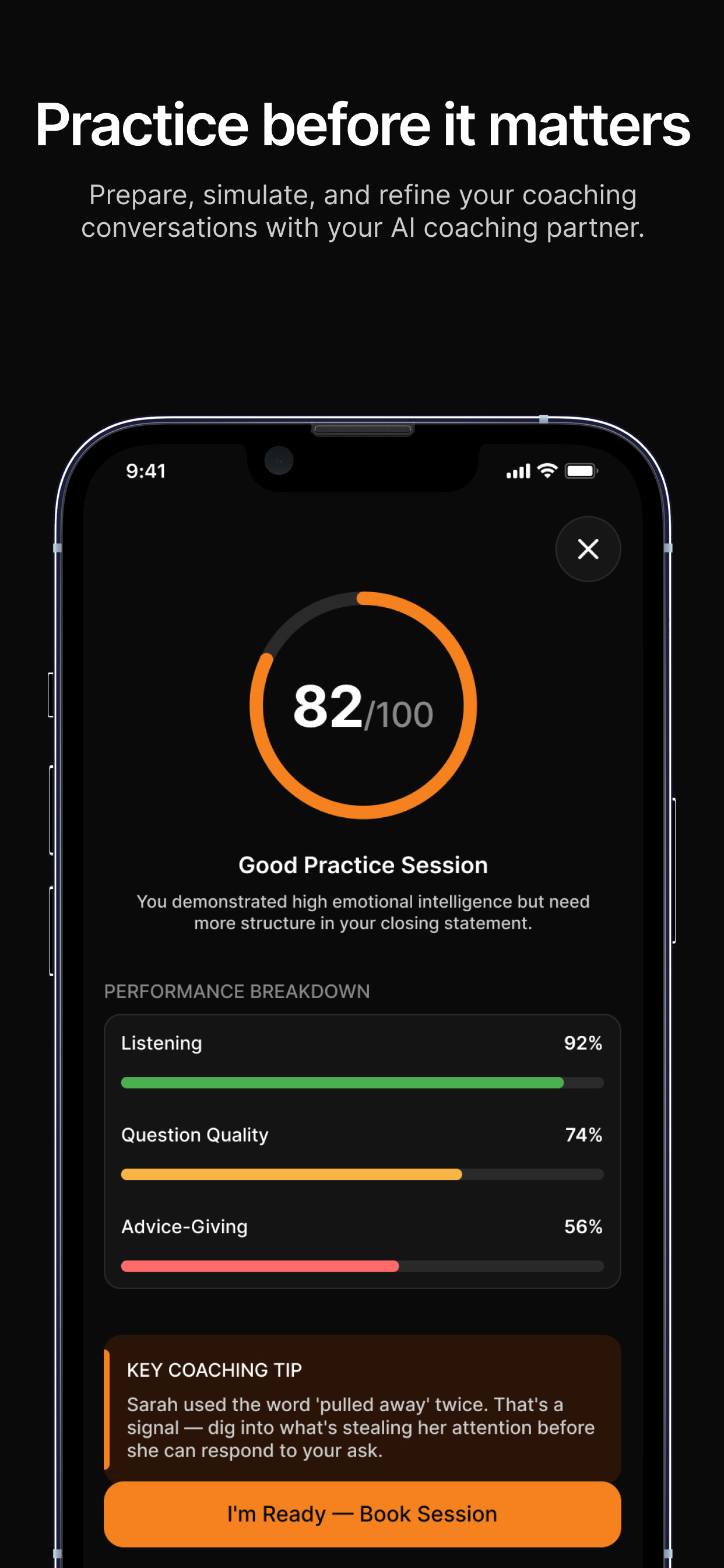 Super Coach: practice before it matters